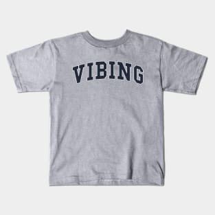 Vibing Varsity Kids T-Shirt